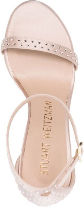 Stuart Weitzman Sandalen met plateauzool Roze