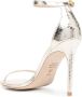 Stuart Weitzman Sandalen met slangenhuid-effect Geel - Thumbnail 3