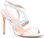 Stuart Weitzman Sandalen met vlakken Paars - Thumbnail 2