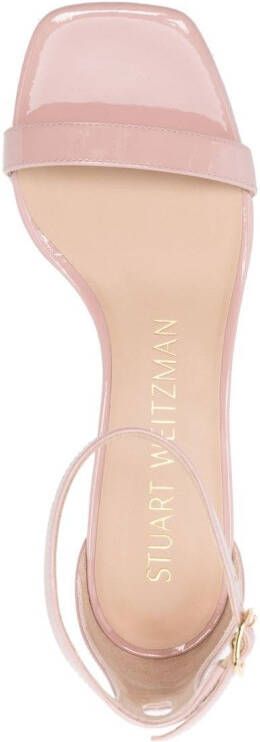 Stuart Weitzman Simplecurve sandalen met open neus Roze