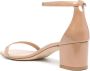 Stuart Weitzman SimpleCurve sandalen met glitter Beige - Thumbnail 3