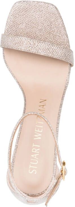 Stuart Weitzman Leren sandalen Zilver