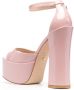 Stuart Weitzman Skyhigh sandalen met plateauzool Roze - Thumbnail 3