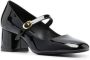 Stuart Weitzman Skyhigh leren pumps Zwart - Thumbnail 2