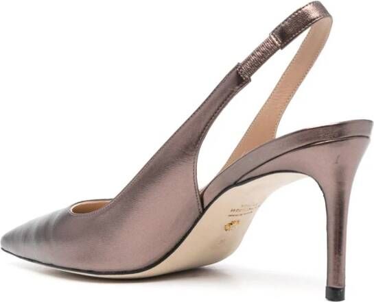 Stuart Weitzman Slingback pumps met puntige neus Bruin