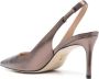 Stuart Weitzman Slingback pumps met puntige neus Bruin - Thumbnail 3