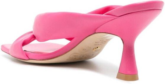 Stuart Weitzman Sandalen met vierkante neus Roze