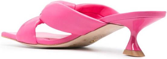 Stuart Weitzman Sandalen met vierkante neus Roze