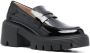 Stuart Weitzman Soho loafers van lakleer Zwart - Thumbnail 2