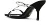 Stuart Weitzman Strapeze sandalen verfraaid met kristallen Zwart - Thumbnail 3