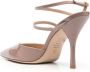 Stuart Weitzman Strapeze leren pumps Beige - Thumbnail 3