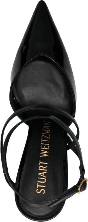 Stuart Weitzman Strapeze leren pumps Zwart