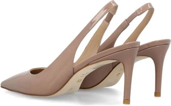 Stuart Weitzman Stuart 75 mm leren pumps Beige