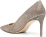 Stuart Weitzman Stuart 85mm pumps met glitter Goud - Thumbnail 3