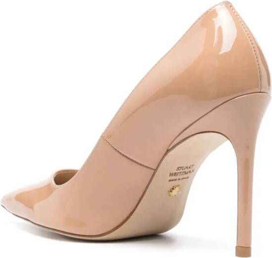 Stuart Weitzman Stuart leren pumps Beige