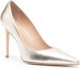 Stuart Weitzman Stuart leren pumps Goud - Thumbnail 2