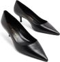 Stuart Weitzman Stuart leren pumps Zwart - Thumbnail 5