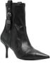 Stuart Weitzman Stuart leren enkellaarzen Zwart - Thumbnail 2