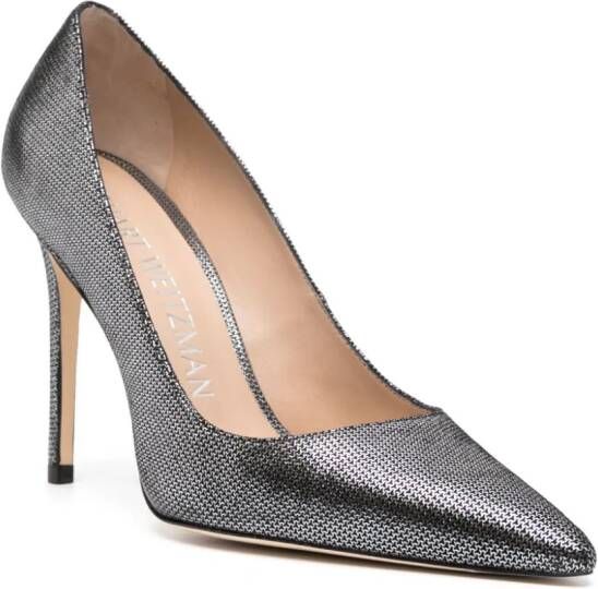 Stuart Weitzman Stuart metallic pumps Grijs