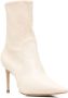 Stuart Weitzman Stuart stiletto leren laarzen Beige - Thumbnail 2