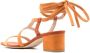 Stuart Weitzman Sue sandalen met enkelbandje Oranje - Thumbnail 3