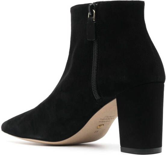 Stuart Weitzman Sue suède laarzen Zwart