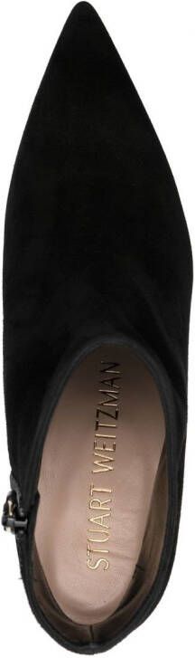 Stuart Weitzman Sue suède laarzen Zwart