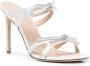 Stuart Weitzman SW Bow sandalen verfraaid met kristallen Wit - Thumbnail 2