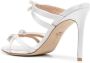 Stuart Weitzman SW Bow sandalen verfraaid met kristallen Wit - Thumbnail 3