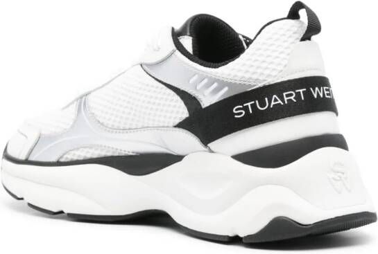 Stuart Weitzman SW sneakers met logopatch Wit