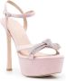 Stuart Weitzman SW Mega Bow sandalen Roze - Thumbnail 2