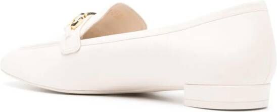 Stuart Weitzman SW Signature 25 mm loafers Beige