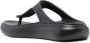 Stuart Weitzman Teenslippers met open neus Zwart - Thumbnail 3