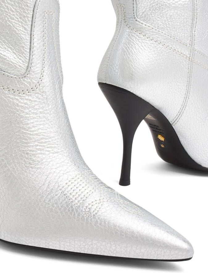 Stuart Weitzman Cowboylaarzen Zilver
