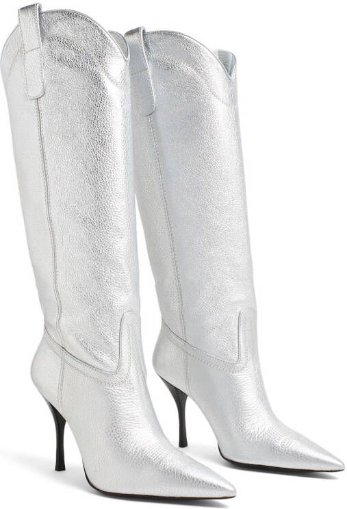 Stuart Weitzman Cowboylaarzen Zilver