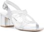 Stuart Weitzman Wovette 60 mm sandalen Zilver - Thumbnail 2