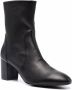 Stuart Weitzman Yuliana leren enkellaarzen Zwart - Thumbnail 2