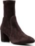 Stuart Weitzman Yuliana suède enkellaarzen Bruin - Thumbnail 2