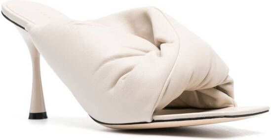 Studio Amelia Croissant muiltjes Beige