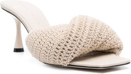 Studio Amelia Gehaakte muiltjes Beige