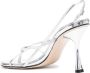 Studio Amelia Pisa sandalen met open neus Zilver - Thumbnail 3