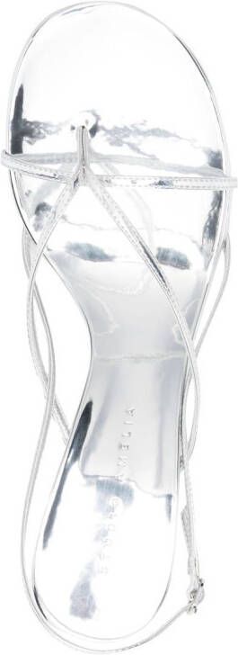 Studio Amelia Pisa sandalen met open neus Zilver