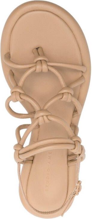 Studio Amelia Leren sandalen Beige