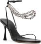 Studio Amelia Trinket leren sandalen Zwart - Thumbnail 2