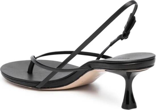 Studio Amelia Wishbone sandalen met bandje Zwart