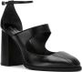 Studio Chofakian leer cut-out pumps Zwart - Thumbnail 2