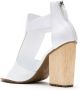 Studio Chofakian Pumps met leren vlakken Wit - Thumbnail 3