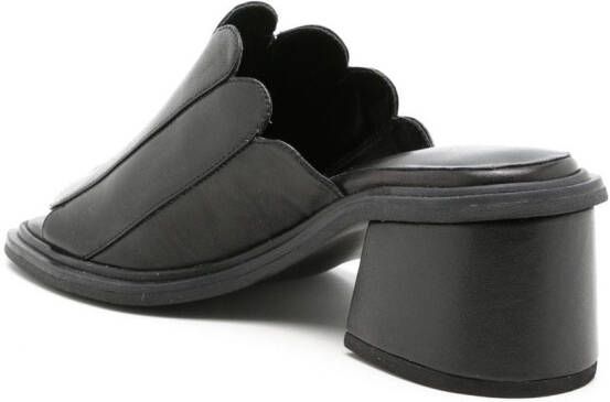 Studio Chofakian Studio sandalen met gewelfde afwerking Zwart