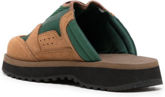 Suicoke Boma tweekleurige slippers Bruin