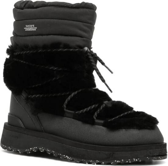 Suicoke Bower gewatteerde snow boots Zwart